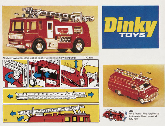 Seite 18 Dinky Toys Katalog 1973, Dinky Supertoys 1973