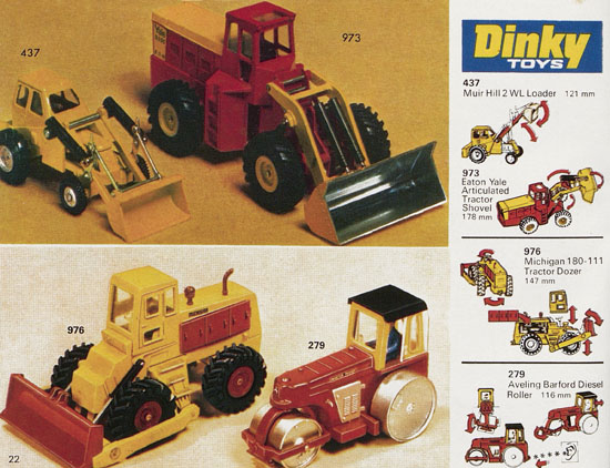 Seite 22 Dinky Toys Katalog 1973, Dinky Supertoys 1973