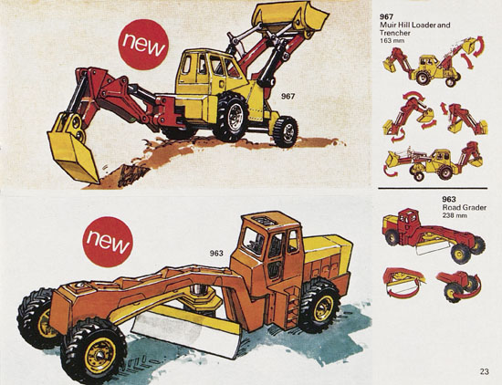 Seite 23 Dinky Toys Katalog 1973, Dinky Supertoys 1973