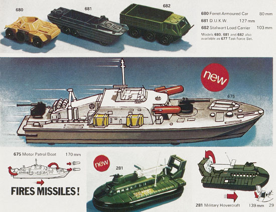 Seite 29 Dinky Toys Katalog 1973, Dinky Supertoys 1973