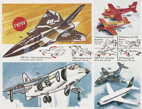 Seite 31 Dinky Toys Katalog 1973, Dinky Supertoys 1973