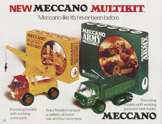 Seite 36 Dinky Toys Katalog 1973, Dinky Supertoys 1973