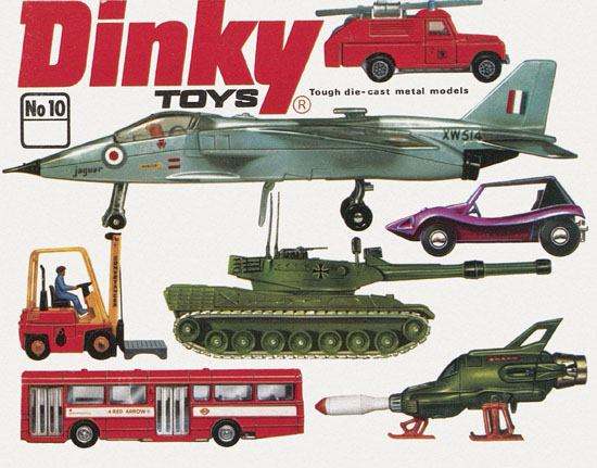 Seite 1 Dinky Toys Katalog 1974, Dinky catalog 1974