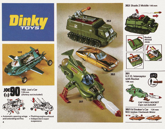 Seite 4 Dinky Toys Katalog 1974, Dinky catalog 1974
