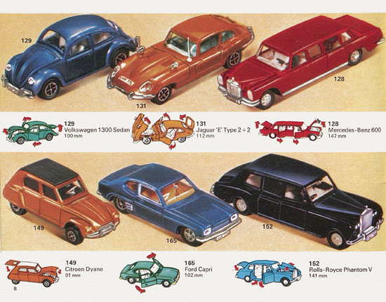 Dinky Toys Katalog 1974, Dinky catalog 1974