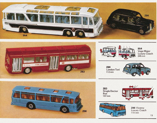 Seite 13 Dinky Toys Katalog 1974, Dinky catalog 1974