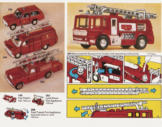 Seite 15 Dinky Toys Katalog 1974, Dinky catalog 1974