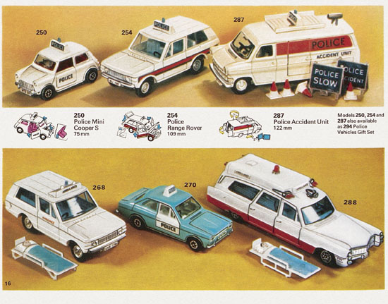 Seite 16 Dinky Toys Katalog 1974, Dinky catalog 1974
