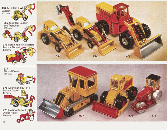 Seite 20 Dinky Toys Katalog 1974, Dinky catalog 1974