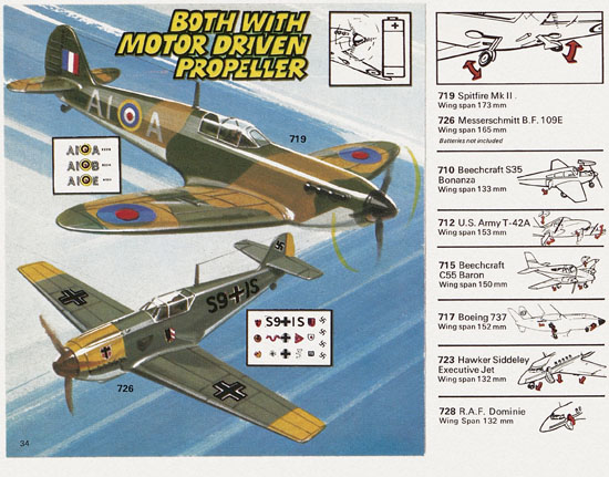 Seite 34 Dinky Toys Katalog 1974, Dinky catalog 1974