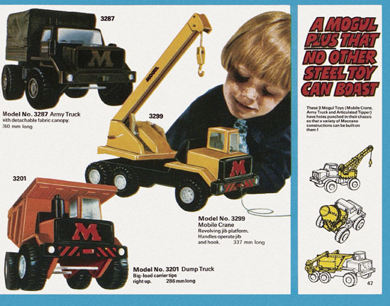 Seite 47 Dinky Toys Katalog 1974, Dinky catalog 1974