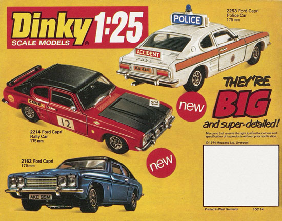 Seite 48 Dinky Toys Katalog 1974, Dinky catalog 1974