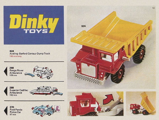 Dinky Toys catalog No. 11 1975