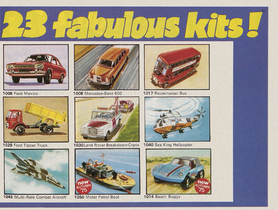 Dinky Toys catalog No. 11 1975