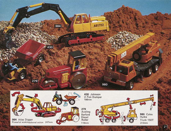 Seite 21 Dinky Toys Katalog 1978, Dinky Supertoys 1978