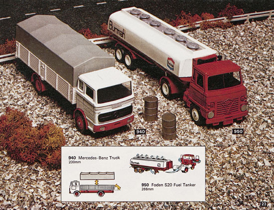 Seite 23 Dinky Toys Katalog 1978, Dinky Supertoys 1978