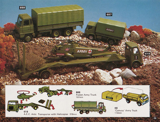 Seite 29 Dinky Toys Katalog 1978, Dinky Supertoys 1978