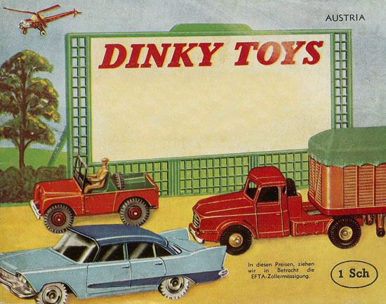 Dinky Toys Katalog Austria ca. 1960