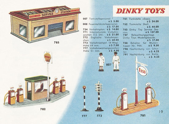 Seite 19 Dinky Toys Katalog Austria 1961