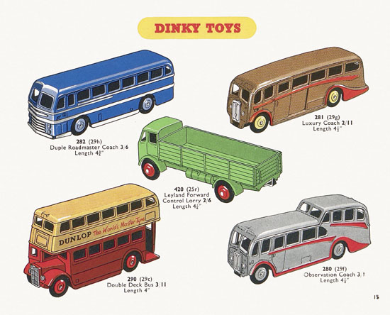 Dinky Toys catalogue 1954