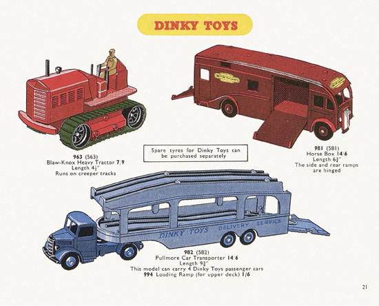 Dinky Toys catalogue 1954