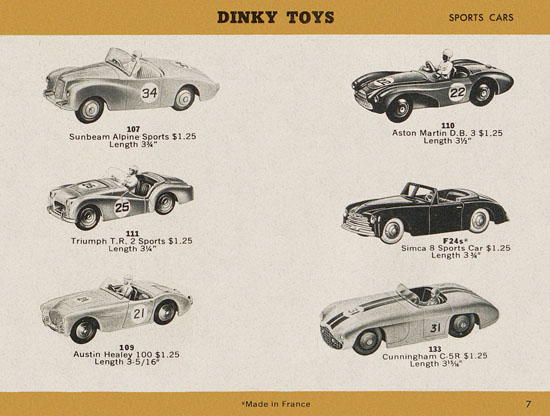 Dinky Toys catalogue 1957