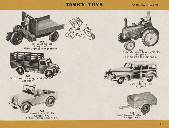 Dinky Toys catalogue 1957