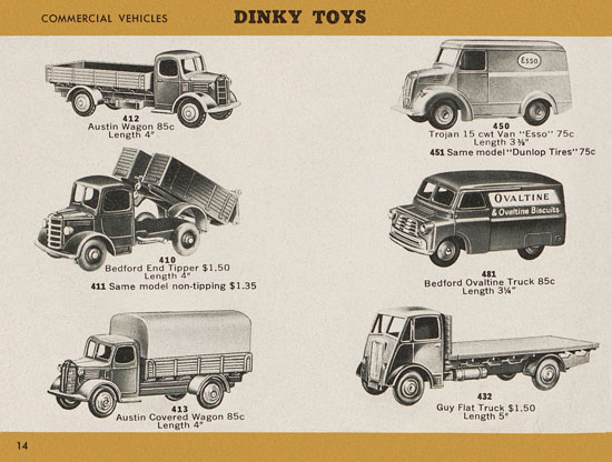 Dinky Toys catalogue 1957