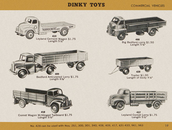 Dinky Toys catalogue 1957