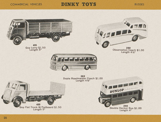 Dinky Toys catalogue 1957