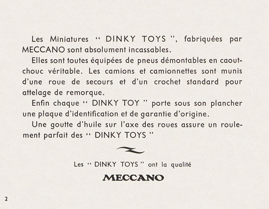 Dinky Toys catalogue 1953