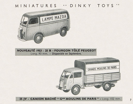 Dinky Toys catalogue 1953