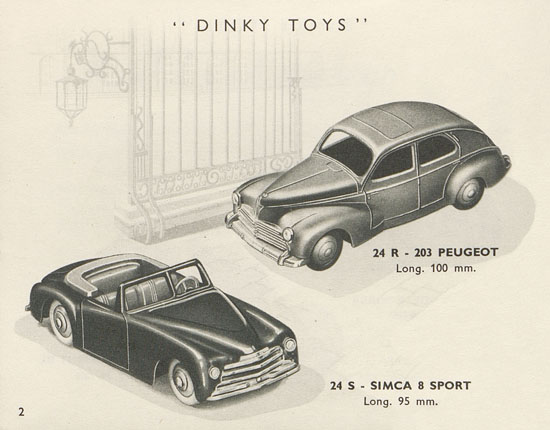 Dinky Toys catalogue 1955