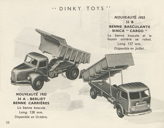 Dinky Toys catalogue 1955