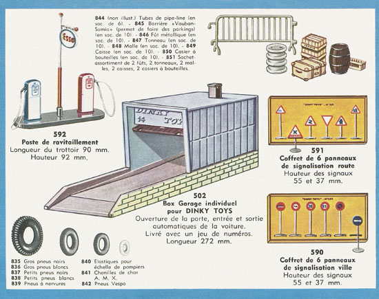 Dinky Toys et Dinky Supertoys catalogue 1961