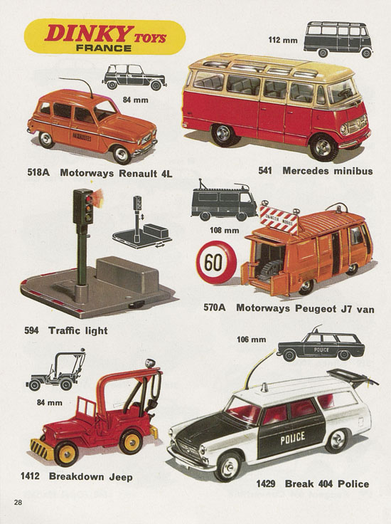 Dinky Toys catalogue No. 7 1971