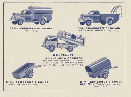 Dinky Toys miniatures catalogue 1950