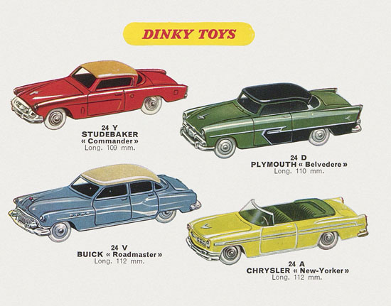 Dinky Toys catalogue 1958