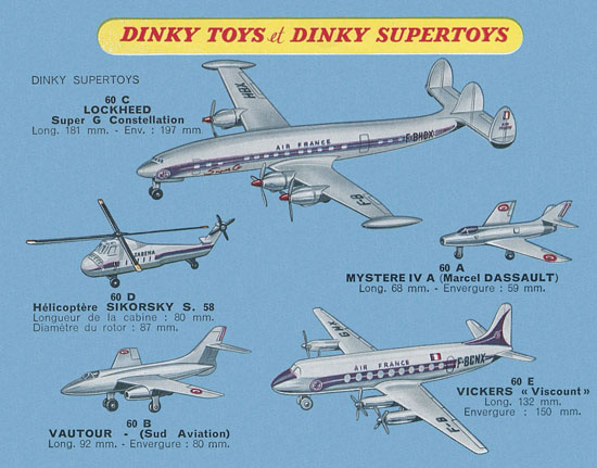 Dinky Toys catalogue 1958