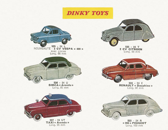 Dinky Toys et Dinky Supertoys catalogue 1959