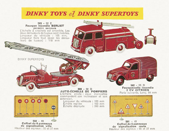 Dinky Toys et Dinky Supertoys catalogue 1959