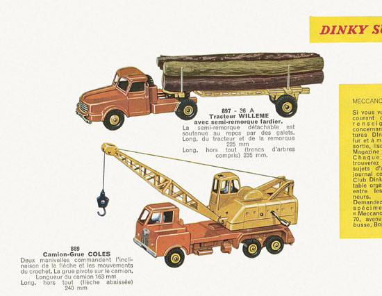 Dinky Toys et Dinky Supertoys catalogue 1959