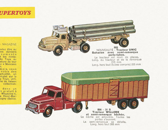 Dinky Toys et Dinky Supertoys catalogue 1959