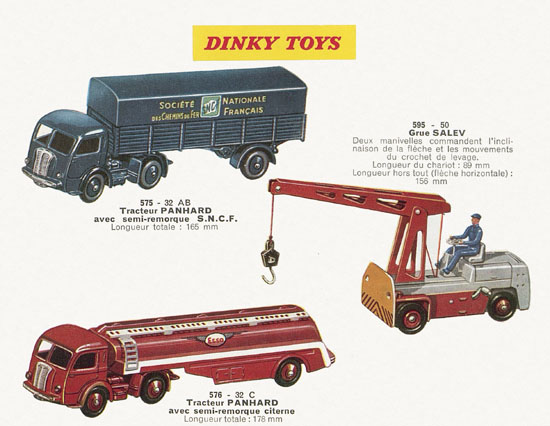 Dinky Toys et Dinky Supertoys catalogue 1959