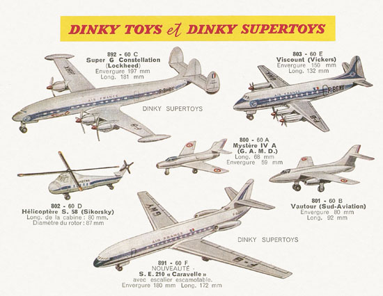 Dinky Toys et Dinky Supertoys catalogue 1959