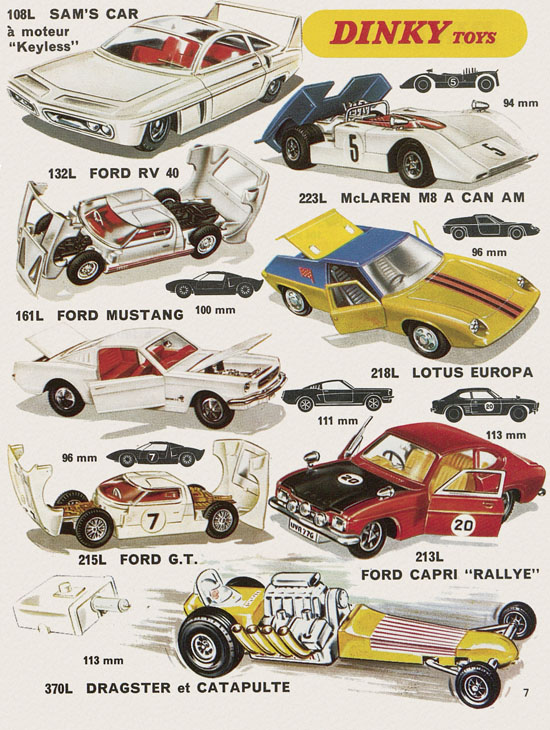 Dinky Toys catalogue France 1971