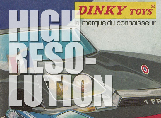 Dinky Toys catalogue France 1971