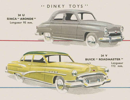 Dinky Toys catalogue Avril 1956