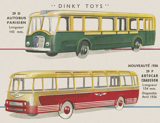 Dinky Toys catalogue Avril 1956