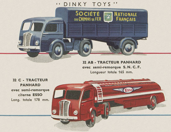 Dinky Toys catalogue Avril 1956